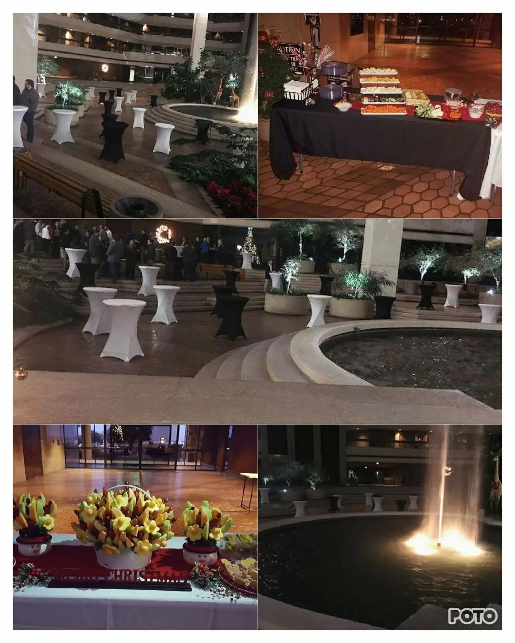 Table & chair rental setup