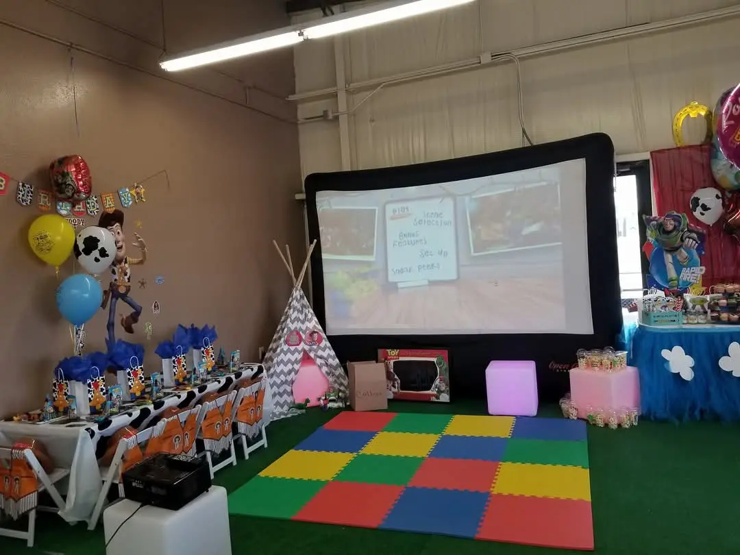 Toy Story party setup