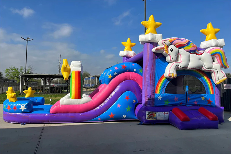 Unicorn Bouncer, Slide & Pool Combo rental in Midland, TX