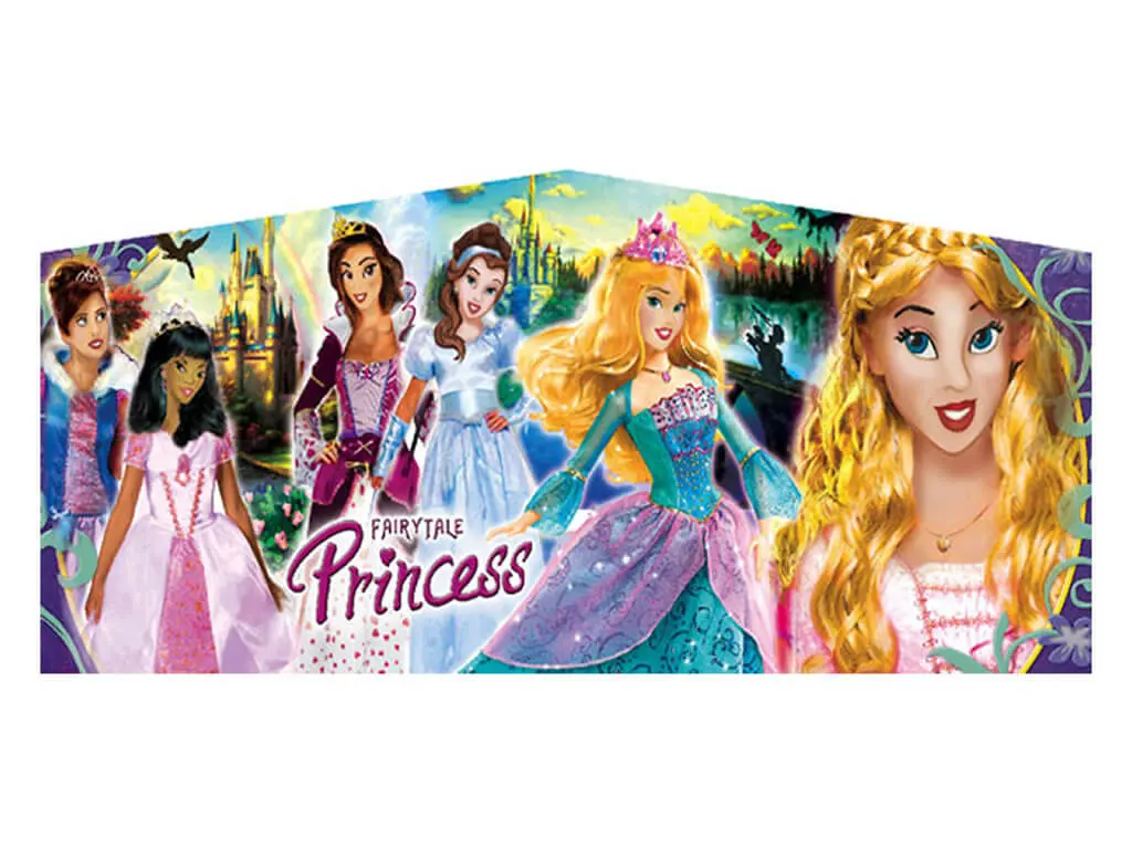 Fairytale Princess bounce house graphic panel