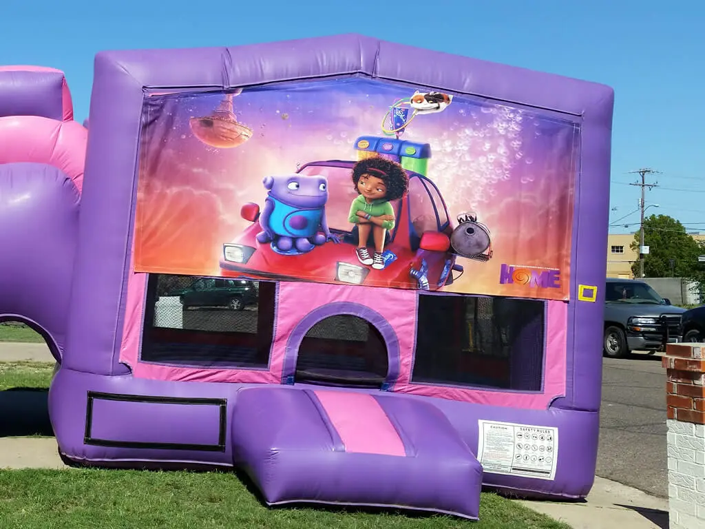Home bounce house graphic panel