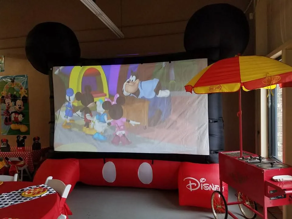9-ft Mickey Movie Projector Screen rental in Midland, TX