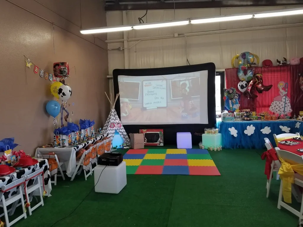9-ft Movie Screen & Projector rental in Midland, TX