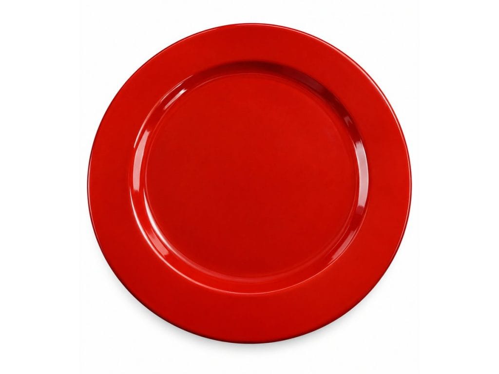 13-inch red charger plate rental in Midland, TX