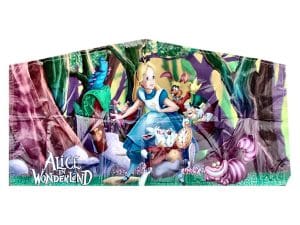 Alice in Wonderland graphic panel