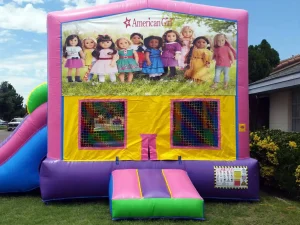 American Girl graphic panel