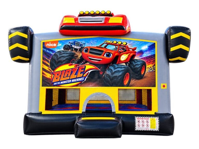 Blaze and the Monster Machines bounce house graphic panel