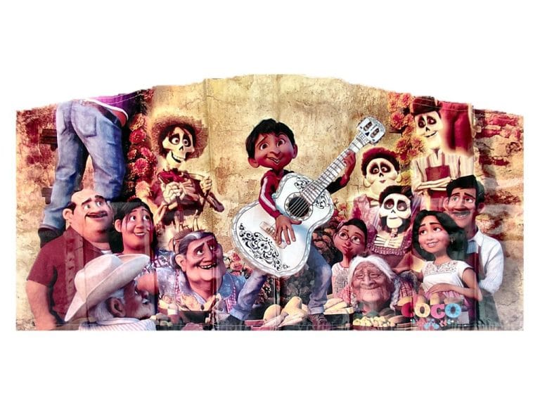 Coco bounce house graphic panel