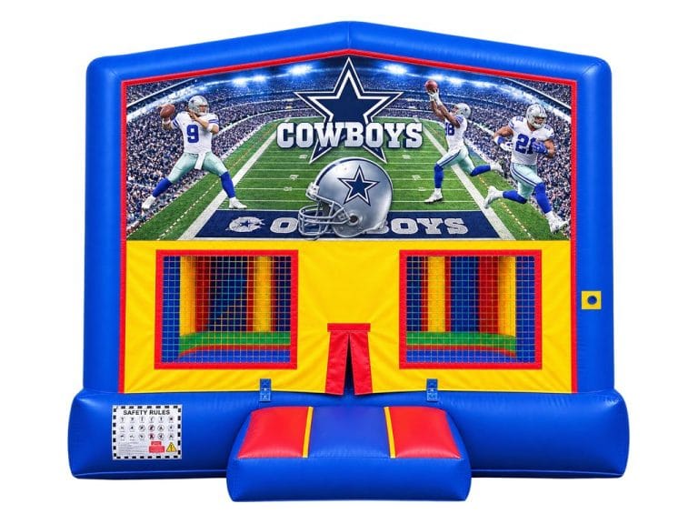Dallas Cowboys bounce house graphic panel