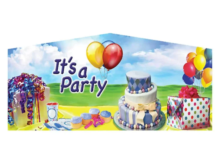 It's a Party bounce house graphic panel