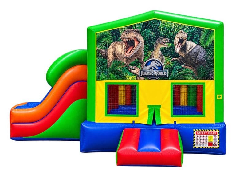 Jurassic World bounce house graphic panel