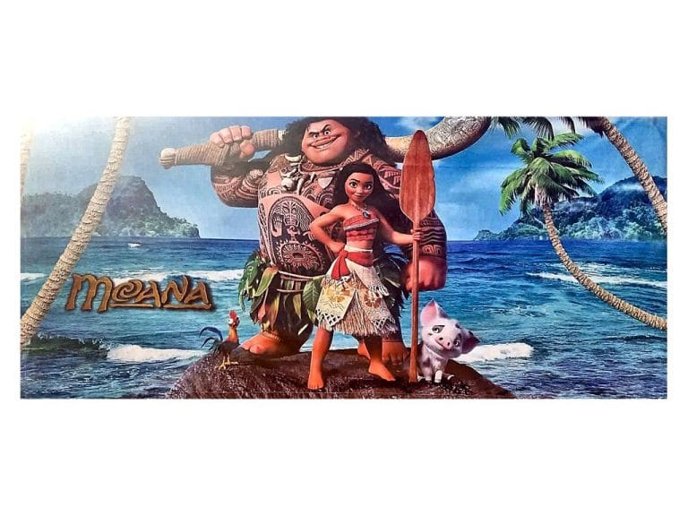 Moana bounce house graphic panel