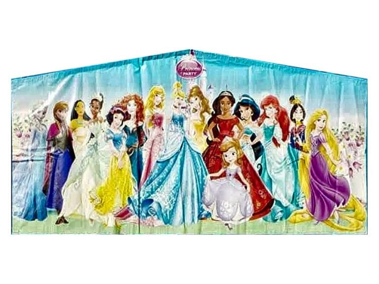 Princess Party bounce house graphic panel