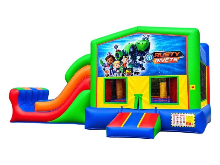 Rusty Rivets bounce house graphic panel