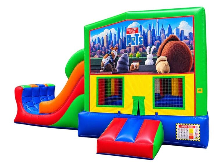 The Secret Life of Pets bounce house graphic panel