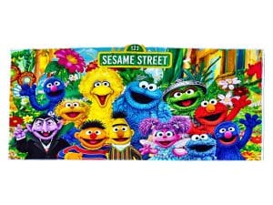 Sesame Street graphic panel