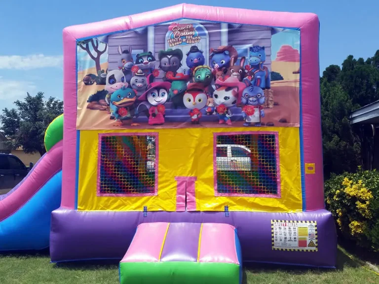 Sheriff Callie's Wild West bounce house graphic panel