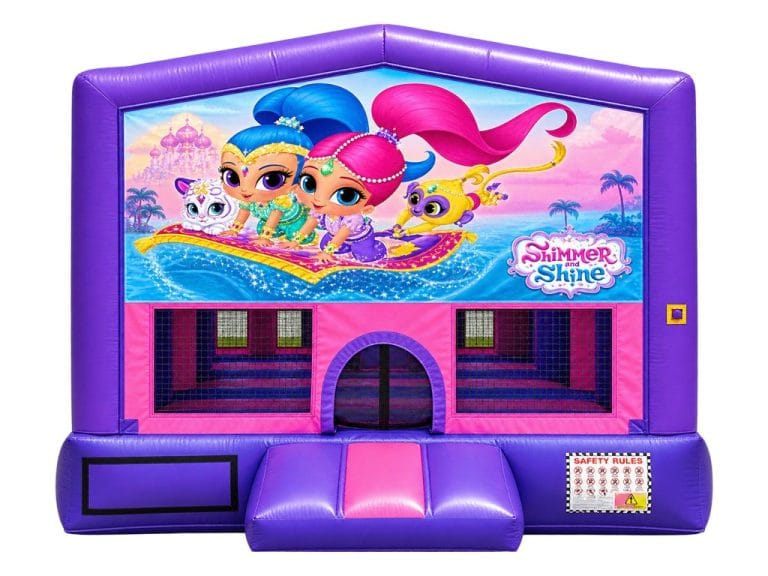 Shimmer and Shine bounce house graphic panel