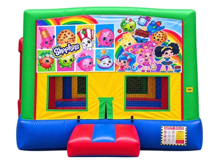 Shopkins bounce house graphic panel