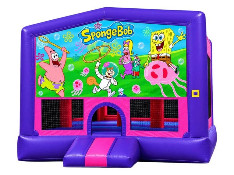 SpongeBob bounce house graphic panel
