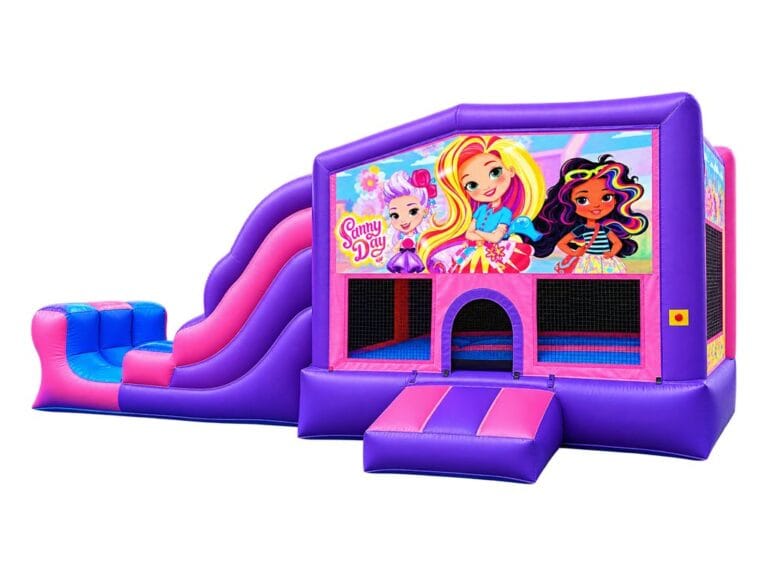 Sunny Day bounce house graphic panel