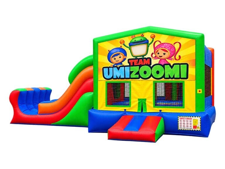 Team Umizoomi bounce house graphic panel