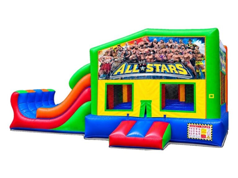 Wrestling All Stars bounce house graphic panel