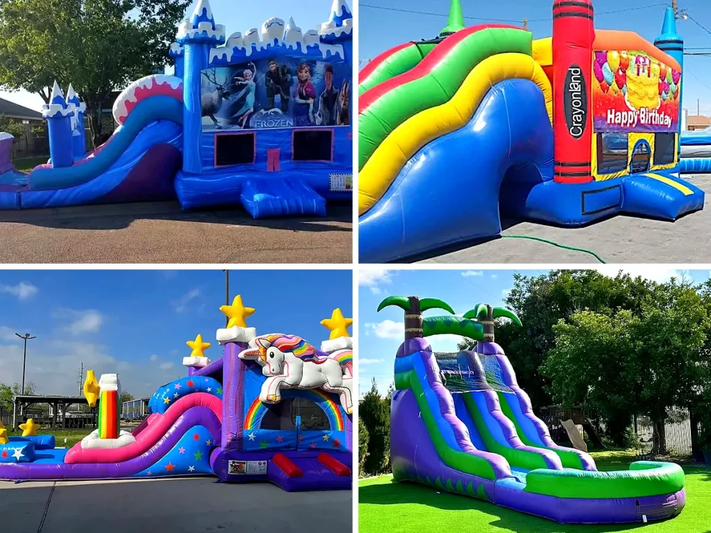 Bounce houses, combo jumpers and water slides from MDG Party Rentals