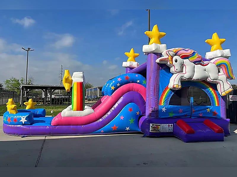 Unicorn Bouncer, Slide & Pool Combo rental in Midland, TX